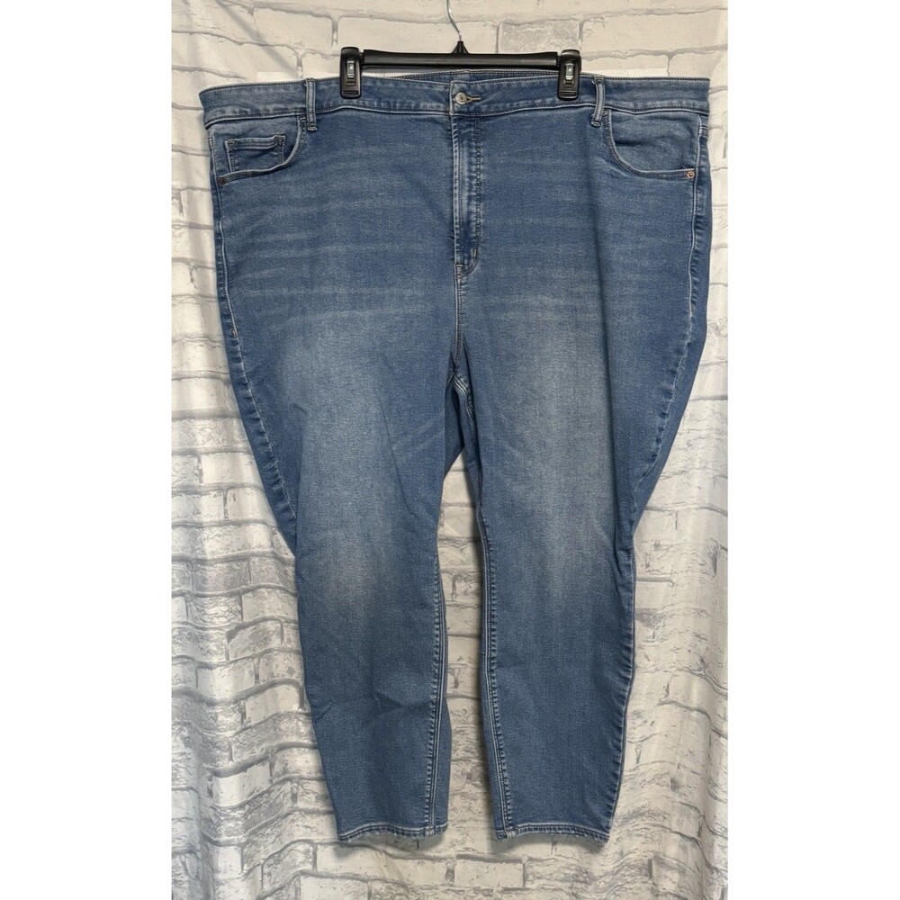 OLD NAVY High Rise Rockstar Super Skinny Built In Warm Jeans Womens 52x27